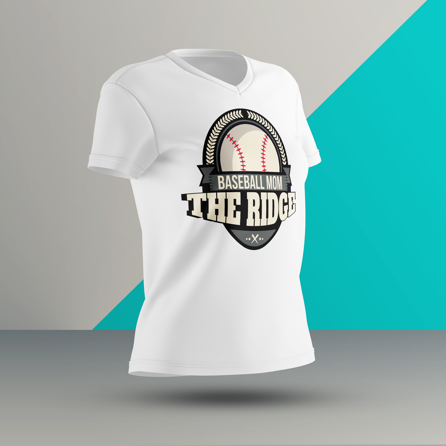 Ridge Baseball Short Sleeve Dri-Fit Shirt for Moms