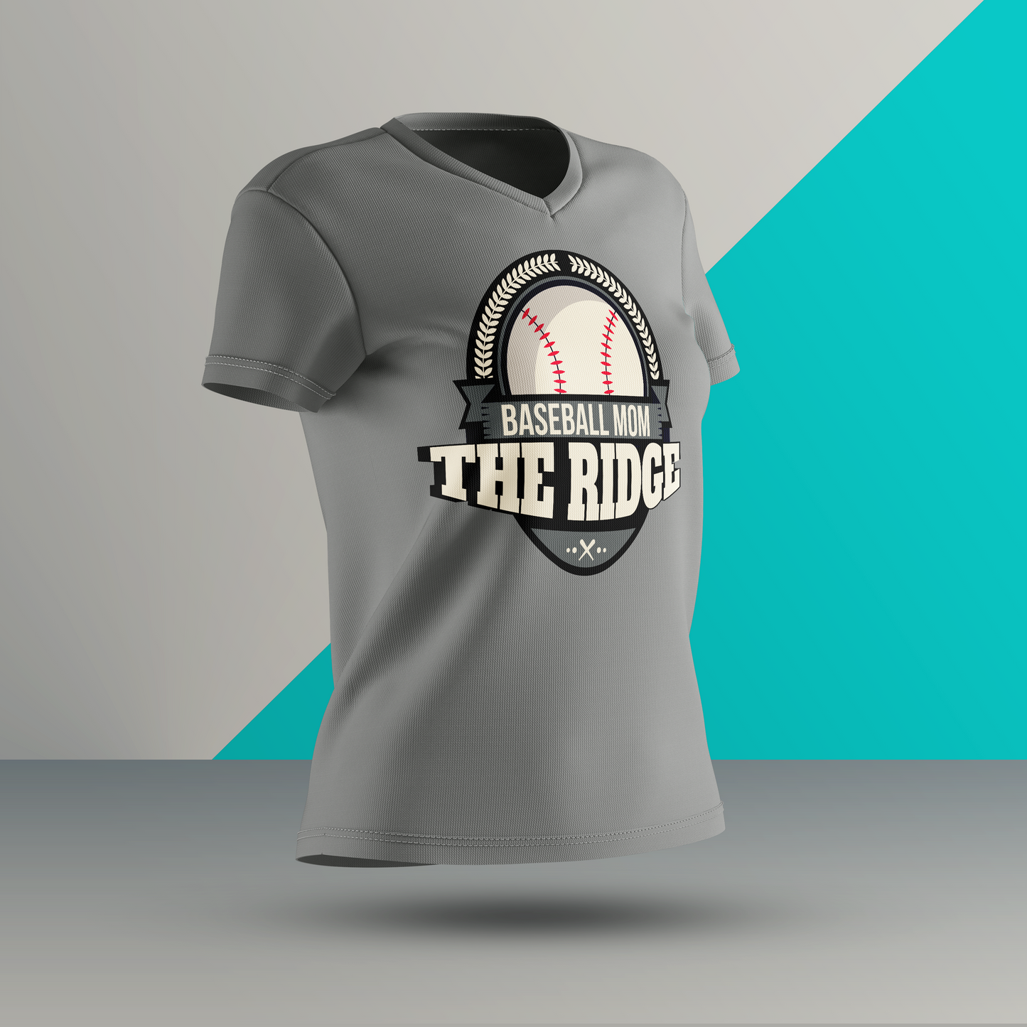 Ridge Baseball Short Sleeve Dri-Fit Shirt for Moms