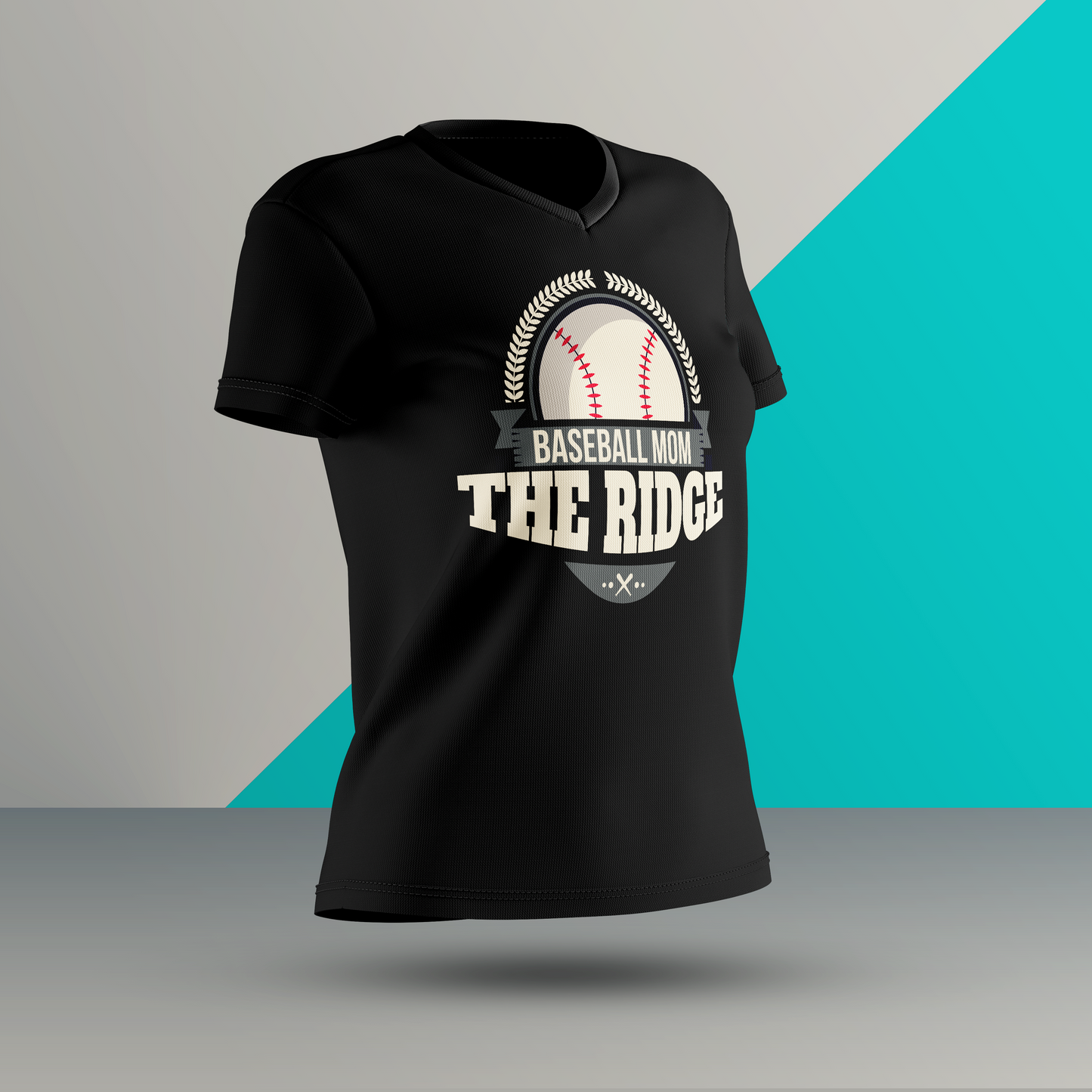 Ridge Baseball Short Sleeve Dri-Fit Shirt for Moms