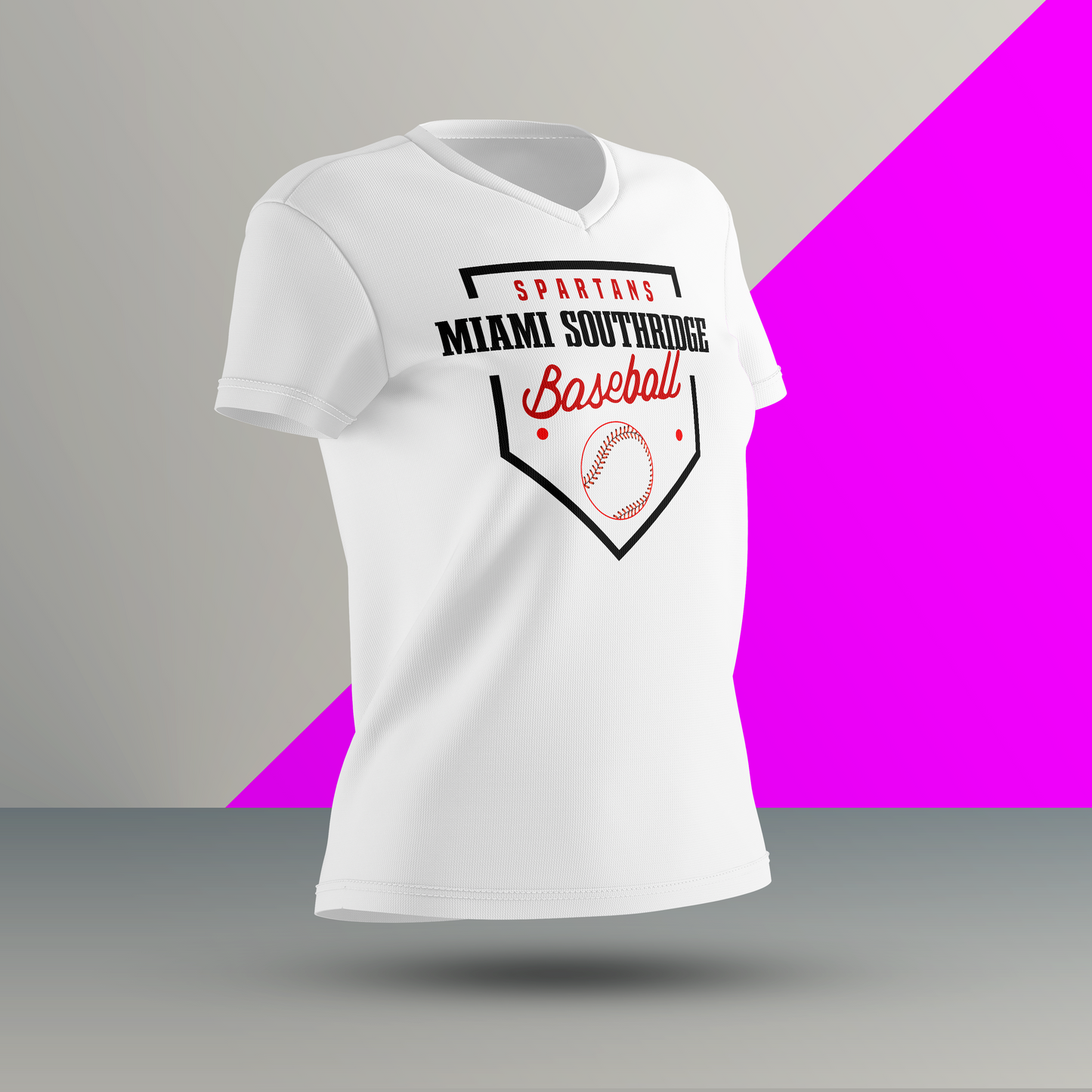 Ladies Miami Southridge Baseball Short Sleeve Dri-Fit Shirt