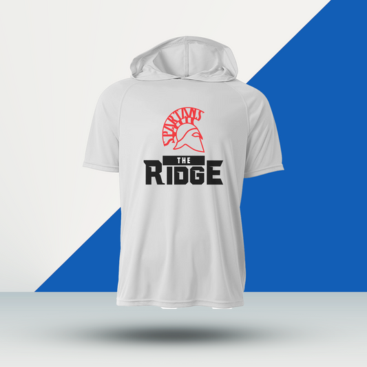 Ridge Baseball Short Sleeve Hooded Dri-Fit Shirt