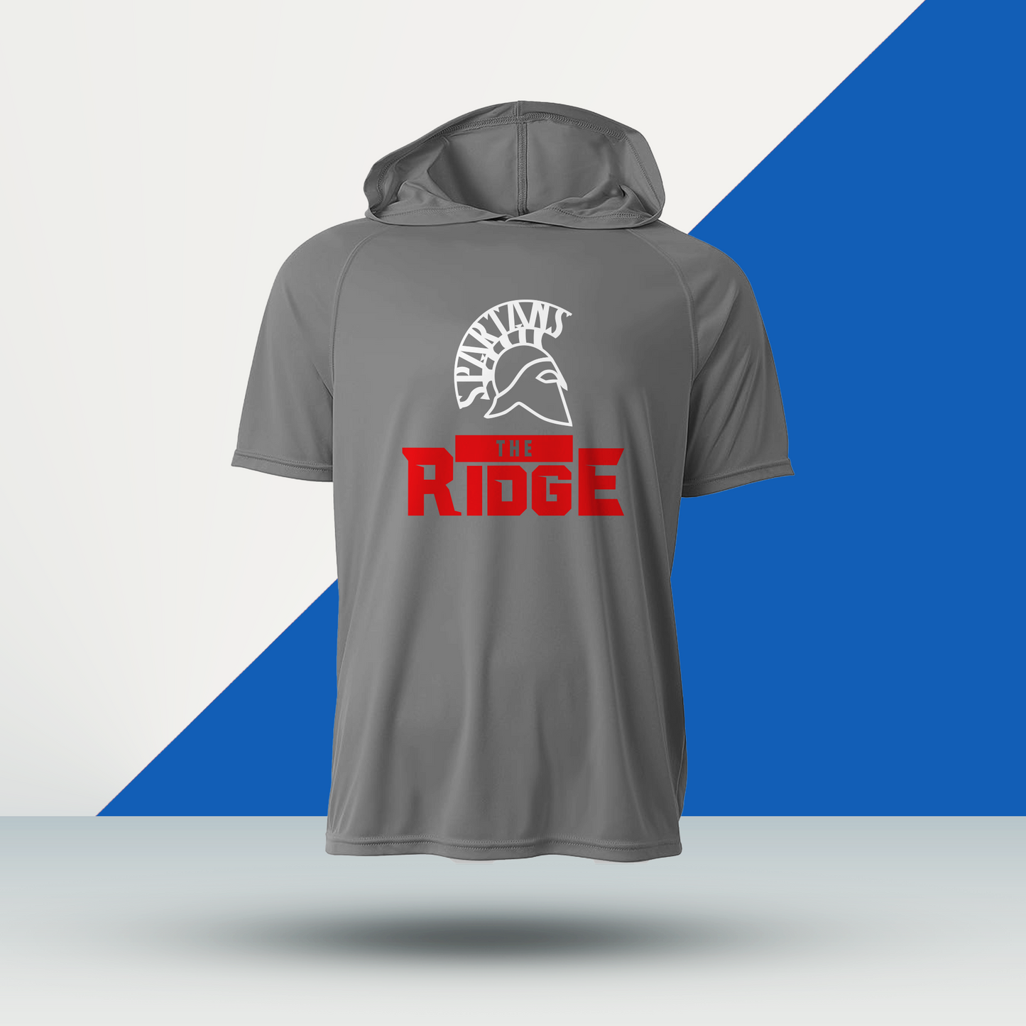 Ridge Baseball Short Sleeve Hooded Dri-Fit Shirt